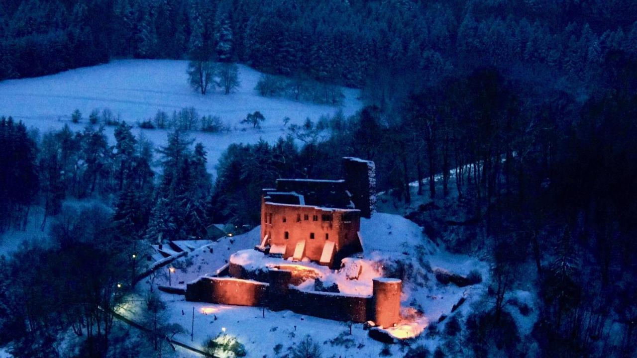 Burg Freienstein Blick 4 Sterne Mit Sauna Gammelsbach Dış mekan fotoğraf